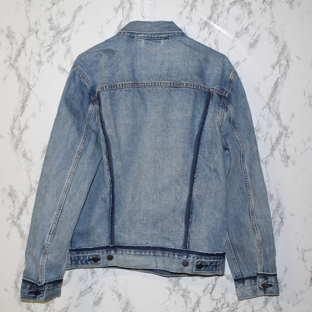 Levi's Denim Trucker Inside Out Jacket Retro RARE! - Picture 5 of 8